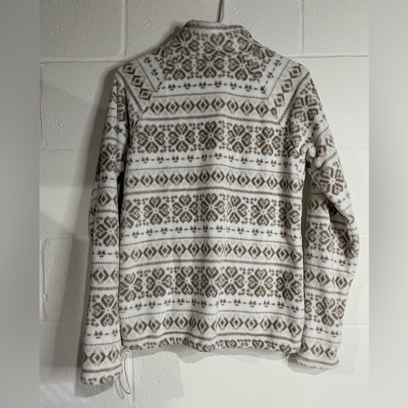 Brown and White Patterned Pullover Eddie Bauer medium - Picture 4 of 4